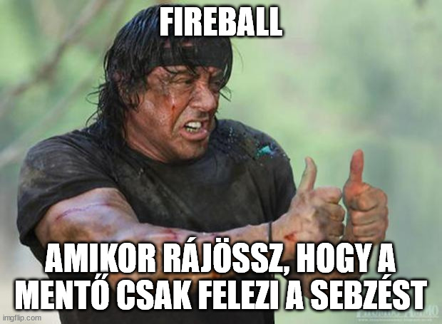 Tűzlabda mentő